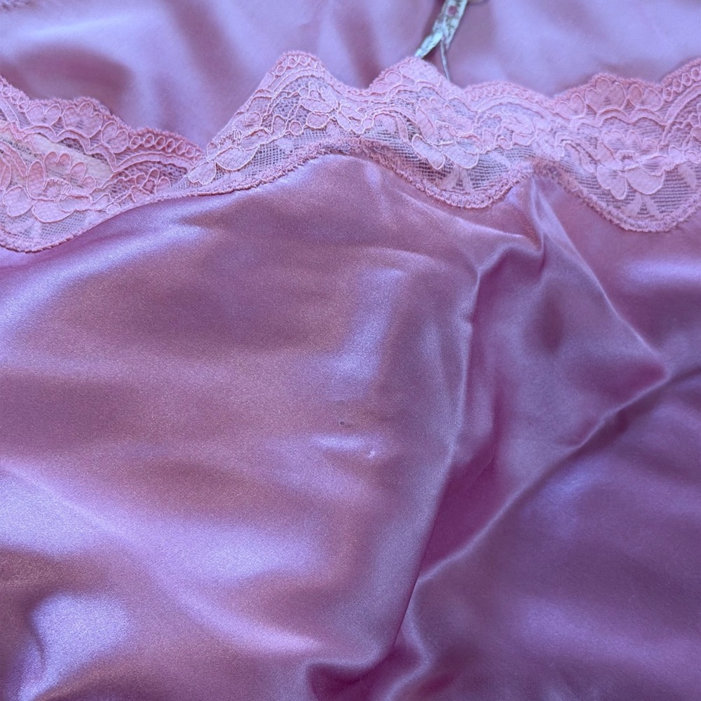 NWT. LoveShackFancy pink Rivier satin halterneck Top - Picture 12 of 12